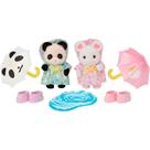 Figuras - Sylvanian Families - Caminhando na Chuva - Epoch