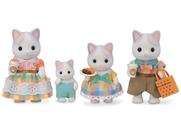 Figuras - Sylvanian Families - Família Gatos de Leite - Epoch