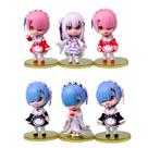 Figure Re Zeros Starts Life in Another Worlds Rems Ra 6 Pcs Figure Re Zeros Starts Life in Another Worlds Rems Ra 6 Pcs