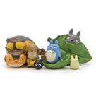 Figure Toy Collection Bus Totoro, 6 unidades com folha verde