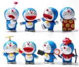 Figure Toy Collection Doraemons Jingle, modelo de 8 peças para anime Figure Toy Collection Doraemons Jingle, modelo de 8 peças para anime