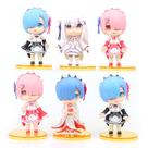 Figure Toy Re: ZERO Starting Life in Another World 6 unidades Figure Toy Re: ZERO Starting Life in Another World 6 unidades