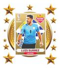 Figurinha Copa 2022 Luis Suárez - Gold Ouro Legend Extra