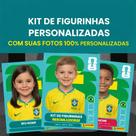 Figurinha da copa personalizada com sua foto -