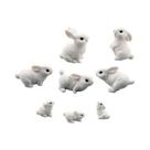 Figurinha De Coelho Kawaii Para Natal E Páscoa, Acessórios De Decoração Para Jardim De Fadas Em Figurinha De Coelho Kawaii Para Natal E Páscoa, Acessórios De Decoração Para Jardim De Fadas Em