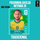 Figurinha neymar jr personalizada - álbum da copa 2026 gold ouro envio imediato