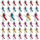 Figurinhas DAWZMR 40 Peças Mini Jesus de Borracha Multicolorido