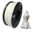 Filamento 3d abs premium 1kg 1,75 mm branco claro qualidade