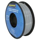 Filamento 3d - abs premium cinza rolo 1kg (1.75mm)