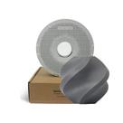 Filamento bambu lab pla cinza com carretel reutilizavel, 1,75mm para impressora 3d