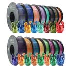 Filamento CHCKX Seda PLA Dupla Cor 1,75mm Pacote de 16kg