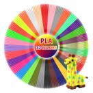 Filamento de caneta 3D 3Dgenius 1,75 mm PLA 32 cores 200 m no total Filamento de caneta 3D 3Dgenius 1,75 mm PLA 32 cores 200 m no total