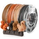 Filamento de impressão 3D AMOLEN Wood Bundle PLA 1,75 mm 200g