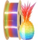 Filamento de impressão 3D BBLIFE Clear Rainbow PLA 1,75 mm 1 kg