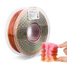 Filamento de impressora 3D AMOLEN TPU 1,75 mm arco-íris transparente