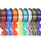Filamento de impressora 3D BBLIFE Bicolor Silk PLA 1,75 mm 1 kg