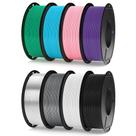 Filamento de impressora 3D ELEGOO 1,75 mm PLA 250g Pacote de 8 cores