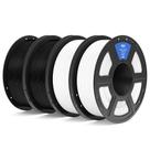 Filamento de impressora 3D ELEGOO PETG 1,75 mm preto e branco 4 kg Filamento de impressora 3D ELEGOO PETG 1,75 mm preto e branco 4 kg