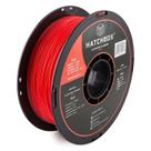 Filamento de impressora 3D HATCHBOX PLA 1,75 mm vermelho, bobina de 1 kg