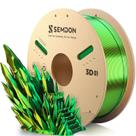 Filamento de impressora 3D Semdon PLA 1,75 mm 1 kg de seda multicolorida