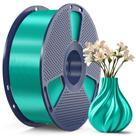 Filamento de impressora 3D SUNLU Silk PLA 1,75 mm 1 KG verde
