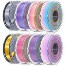 Filamento de impressora 3D SUNLU Silk PLA+ 1,75 mm Multicolor 2 kg Filamento de impressora 3D SUNLU Silk PLA+ 1,75 mm Multicolor 2 kg