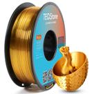 Filamento de impressora 3D TeqStone Silk PLA 1,75 mm dourado 1 kg