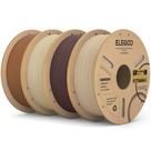 Filamento para Impressora 3D ELEGOO Wood PLA 1,75 mm Kit com 4 kg