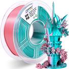 Filamento para impressora 3D LOCYFENS PLA 1,75 mm rosa seda/azul celeste