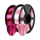 Filamento Para Impressora 3D Rosa Seda 1.75mm 250g PLA De Alta Qualidade Superfície Lisa Sem Fios
