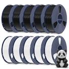 Filamento para impressora 3D SUNLU PLA Plus 1,75 mm 10 kg (5 pretos e 5 brancos) Filamento para impressora 3D SUNLU PLA Plus 1,75 mm 10 kg (5 pretos e 5 brancos)