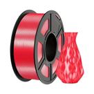 Filamento PLA 3D Prata Brilhante 1.75mm Superfície Lisa Precisão Dimensional 250g