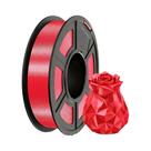 Filamento PLA De Seda Brilhante Para Impressão 3D 1.75mm Superfície Lisa Precisão Dimensional 250G