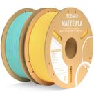 Filamento PLA Fosco ELEGOO - Verde Azulado e Amarelo - 2kg