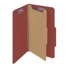 File Folder Smead Pressboard Classification, tamanho legal, vermelho
