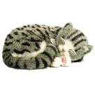 Filhote Pelúcia Gatinho Respira Gray Tabby Perfect Petzz