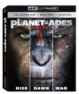 Filme A Origem do Planeta dos Macacos/Amanhecer do Planeta dos Macacos/Guerra pelo Planeta dos Macacos 4K UHD