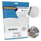 Filme Adesivo Vinil Prata Brilhante A4 135G/M² 10 Folhas Prova D'agua Masterprint Filme Adesivo Vinil Prata Brilhante A4 135G/M² 10 Folhas Prova D'agua Masterprint