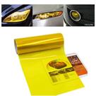 Filme colorido de luz de carro 1797 48x12cm amarelo para neblina de farol