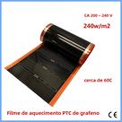 Filme De Aquecimento PTC De Grafeno 240W/m2 Infravermelho 200-240V 60C Tapete De Aquecimento Para Filme De Aquecimento PTC De Grafeno 240W/m2 Infravermelho 200-240V 60C Tapete De Aquecimento Para