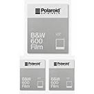 Filme de câmera instantânea Polaroid Originals B&W 600 8 fotos