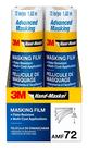 Filme de mascaramento 3M Hand Mask Advanced 72 polegadas x 90 pés 8 rolos Filme de mascaramento 3M Hand Mask Advanced 72 polegadas x 90 pés 8 rolos
