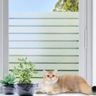 Filme de privacidade para janelas Coavas Frosted Glass Heat Blocking