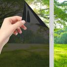 Filme de privacidade para janelas Lmlpt Magic Black Sun Blocking Anti UV