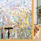 Filme de privacidade para janelas LOVEPEA Rainbow 3D Vinyl 45x400cm
