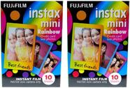 Filme Fujifilm Instax Mini Instant Rainbow 20 folhas