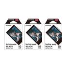 Filme instantâneo Fujifilm Instax Mini Black Frame, pacote com 3