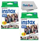 Filme instantâneo Fujifilm Wide Twin Pack X2 (40 folhas) e tecido