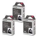 Filme Instantâneo Monocromático Fujifilm Instax Mini Pacote com 3 Unidades