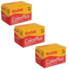 Filme Kodak ColorPlus 200 ISO 35mm - Pacote com 3 Rolos (36 Exposições)